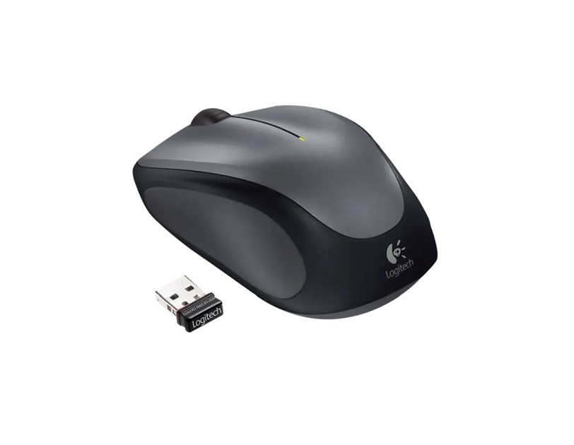 Logitech M235 bežični optički miš, USB, crni/sivi (910-002201)