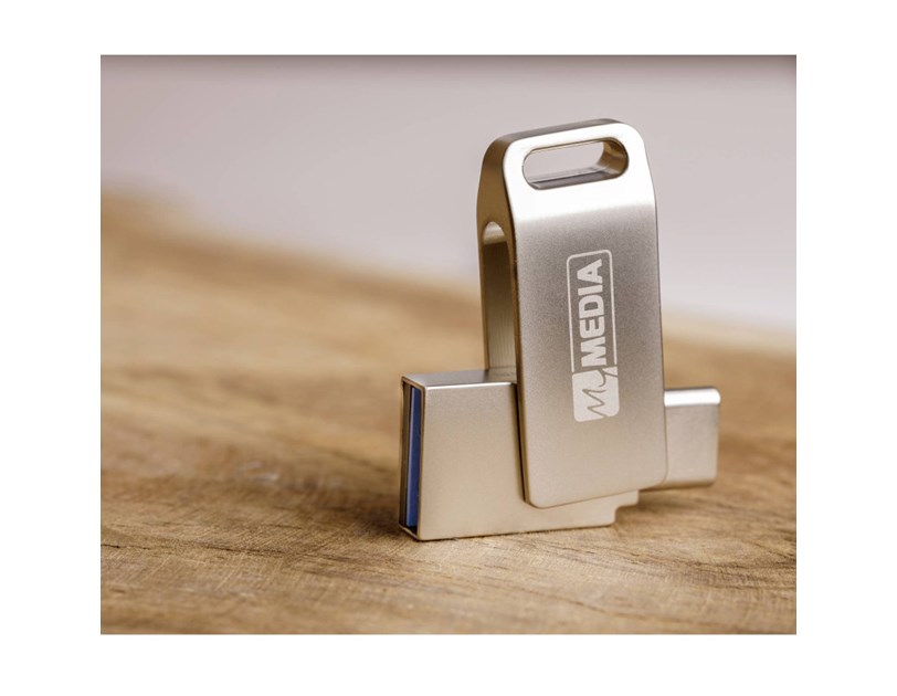 MyMedia Dual USB3.2 Gen1 /USB-C 32GB, metal