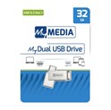 MyMedia Dual USB3.2 Gen1 /USB-C 32GB, metal