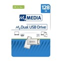 MyMedia Dual USB3.2 Gen1 /USB-C 128GB, metal