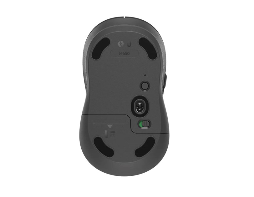 Logitech M650 bežični miš, USB/BT, graphite (910-006253)