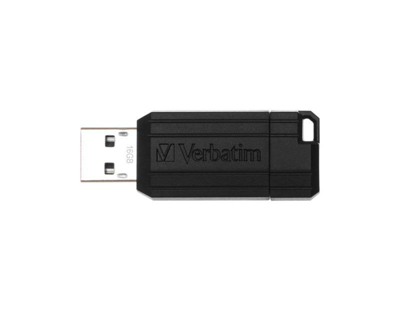 Verbatim USB2.0 PinStripe 16GB, crni