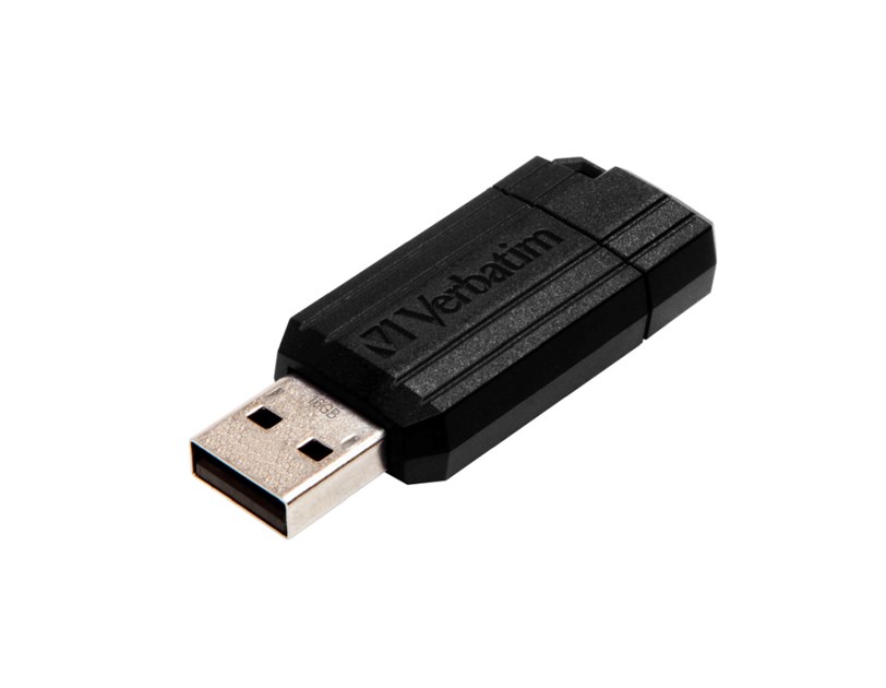 Verbatim USB2.0 PinStripe 16GB, crni