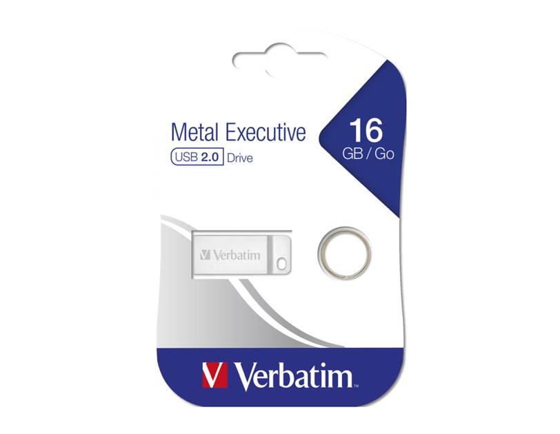 Verbatim USB2.0 Store'n'Go Metal Executive 16GB, srebrni