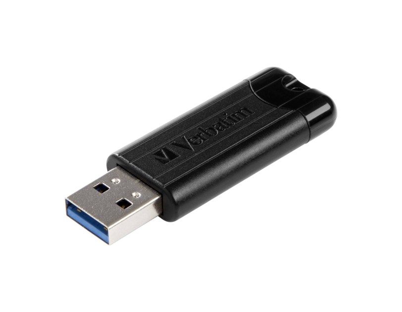Verbatim PinStripe 16GB USB3.2 Gen1, crni