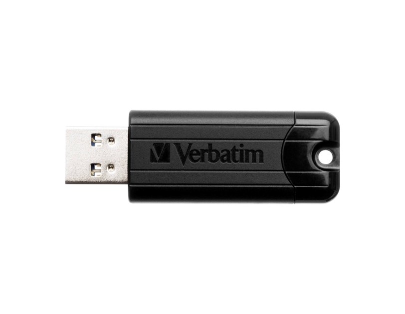 Verbatim PinStripe 16GB USB3.2 Gen1, crni