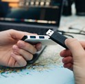 Verbatim PinStripe 16GB USB3.2 Gen1, crni