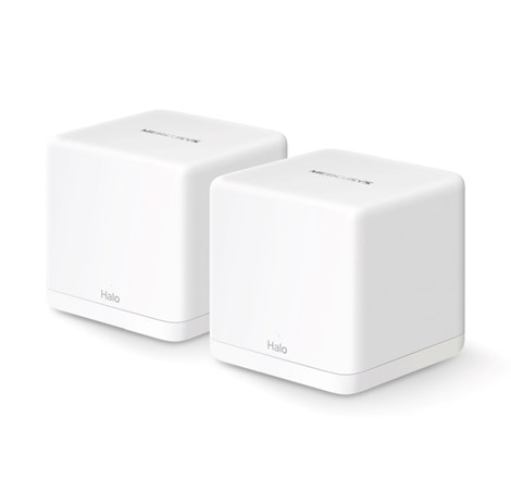 Mercusys Halo H60X(2-pack) AX1500 Whole Home Mesh WiFi 6, Dual-Band 300Mbps/1201Mbps (2.4GHz/5GHz), 802.11ax/ac/n/a 2.4 GHz - 802.11n/b/g 5 GHz, 5×G-LAN/WAN, Mercusys app