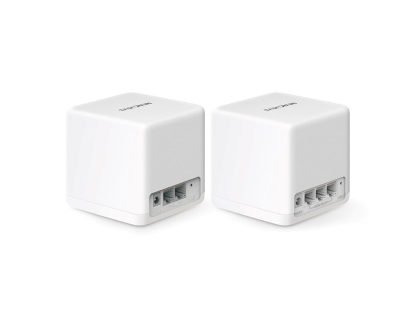 Mercusys Halo H60X(2-pack) AX1500 Whole Home Mesh WiFi 6, Dual-Band 300Mbps/1201Mbps (2.4GHz/5GHz), 802.11ax/ac/n/a 2.4 GHz - 802.11n/b/g 5 GHz, 5×G-LAN/WAN, Mercusys app