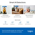 TP-Link Tapo C220 AI kamera 2K QHD, H.264, 360°/114° Pan/Tilt, Advanced Night Vision, microSD, dvosmjerni audio, AI detekcija pokreta, Wi-Fi, Tapo app