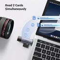 UGREEN čitač memorijskih kartica, TF/microSD/SD kartice, USB-C/USB-A