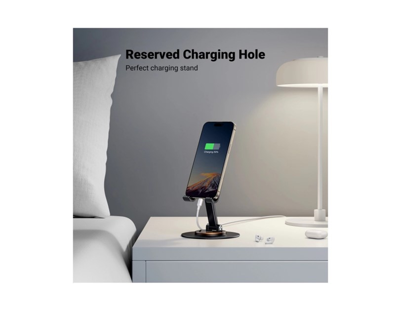 UGREEN Držač za smartphone, stolni, metalni, sivi