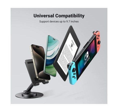 UGREEN Držač za smartphone, stolni, metalni, sivi