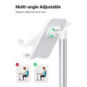 UGREEN Držač za smartphone, stolni, metalni, srebrni