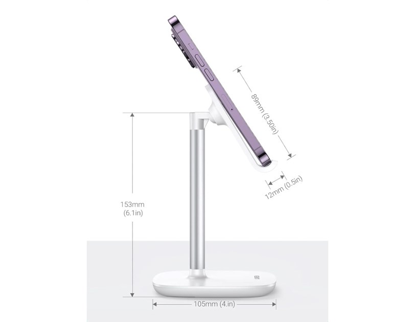 UGREEN Držač za smartphone, stolni, metalni, srebrni