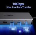 UGREEN 13-portni USB-C HUB 1xDP 4K60, 2xHDMI 4K60, 1xUSB-C PD 100W, 1xUSB-C, 4x USB-A, RJ45, 3.5mm, čitač kartica SD/TF