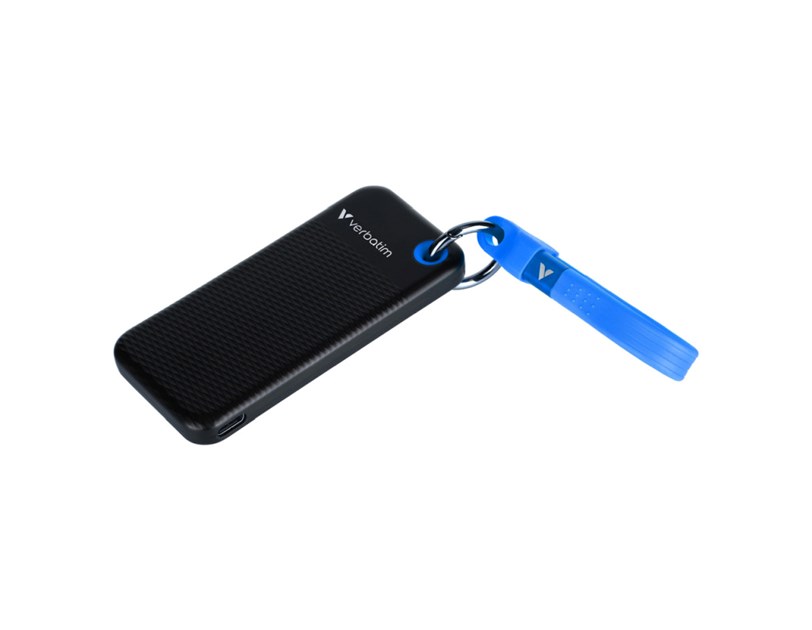 Verbatim Pocket 1TB SSD vanjski disk, USB 3.2 Gen2, Black/Blue