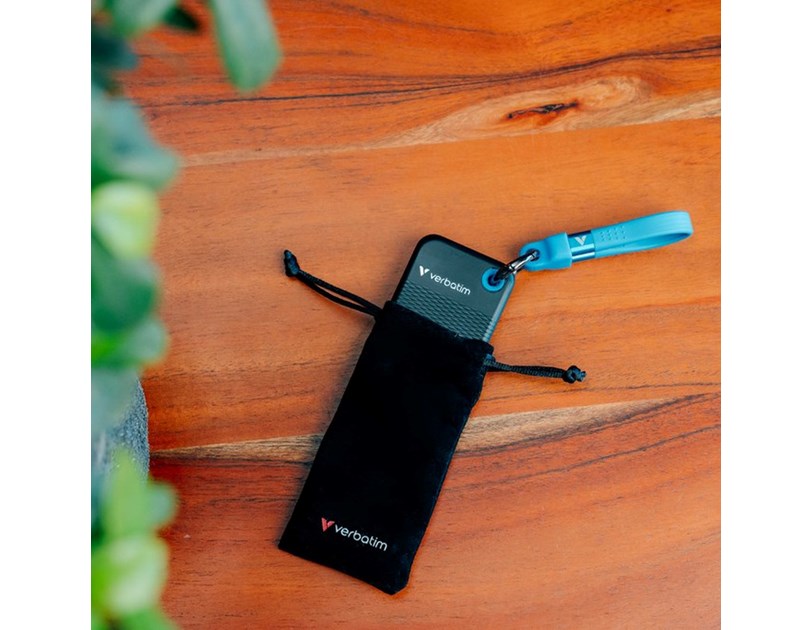 Verbatim Pocket 1TB SSD vanjski disk, USB 3.2 Gen2, Black/Blue