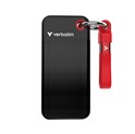 Verbatim Pocket 1TB SSD vanjski disk, USB 3.2 Gen2, Black/Red