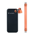 Verbatim Pocket 1TB SSD vanjski disk, USB 3.2 Gen2, Black/Orange
