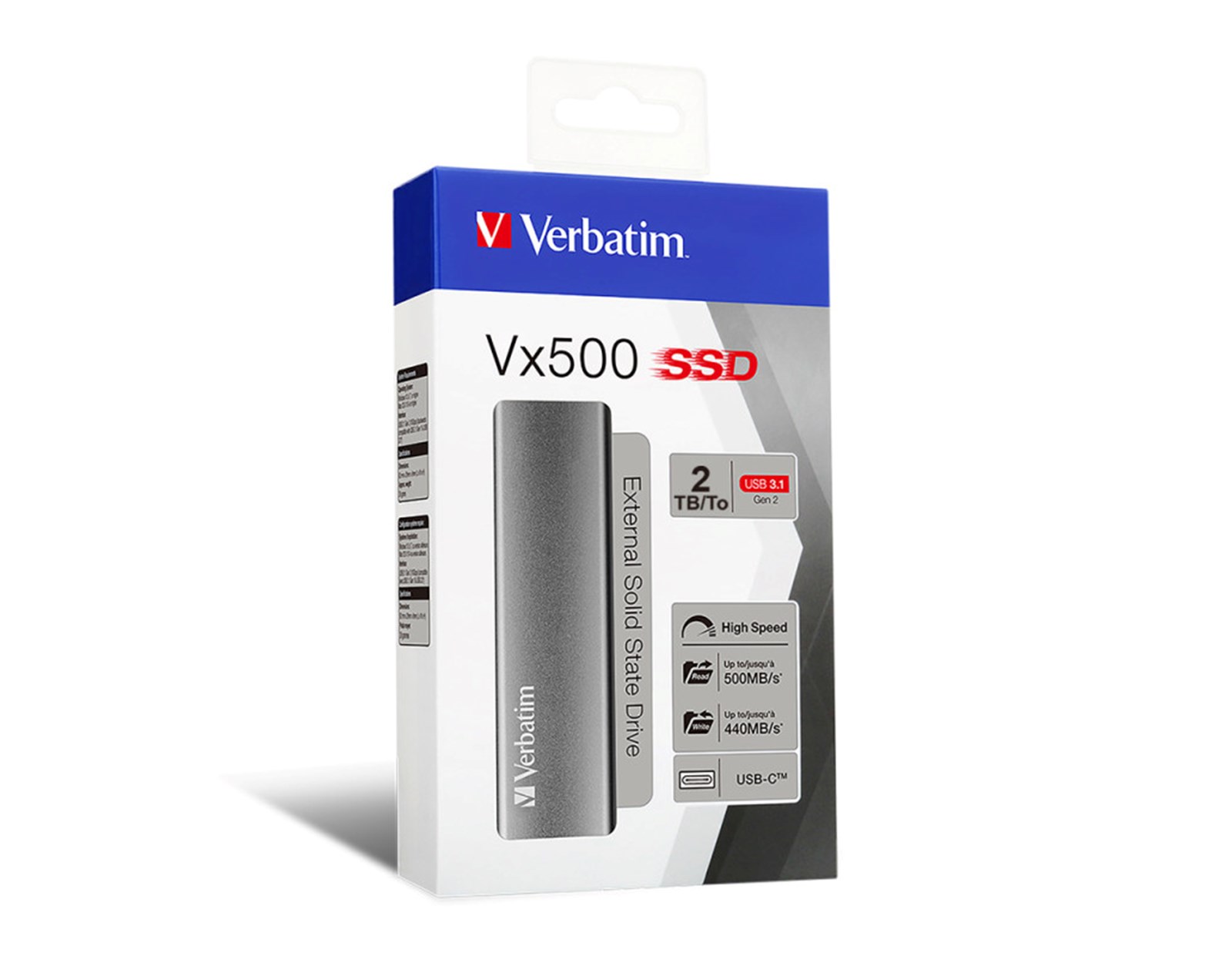 Verbatim Vx500 2TB SSD vanjski disk USB 3.2 Gen2