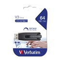 Verbatim V3 64GB USB3.2 Gen1, crni