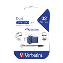 Verbatim Dual Store'n'Go 32GB  USB-C/USB-A, USB 3.2 Gen 1 