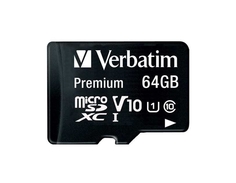Verbatim memorijska kartica Premium Micro SDXC Secure Digital 64GB Class 10 + adapter
