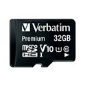 Verbatim memorijska kartica Premium Micro SDHC Secure Digital 32GB Class 10 + adapter