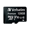 Verbatim memorijska kartica Premium Micro SDXC Secure Digital 128GB Class 10 + adapter