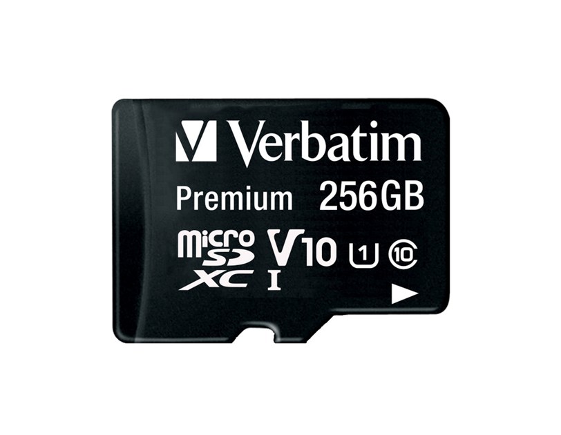 Verbatim memorijska kartica Premium Micro SDXC Secure Digital 256GB Class 10 + adapter