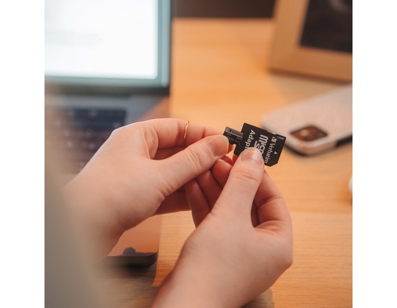 Verbatim memorijska kartica PRO Micro SDXC 64GB, U3, A2, V30, Class 10 Card + adapter
