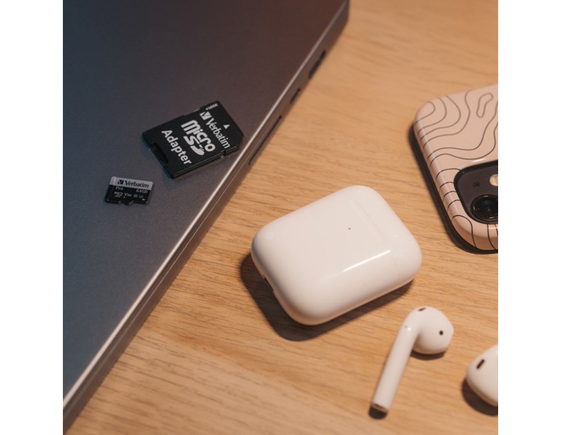 Verbatim memorijska kartica PRO Micro SDXC 64GB, U3, A2, V30, Class 10 Card + adapter