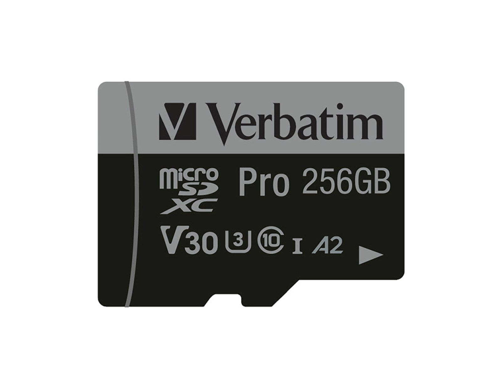 Verbatim memorijska kartica PRO Micro SDXC 256GB, U3, A2, V30, Class 10 Card + adapter