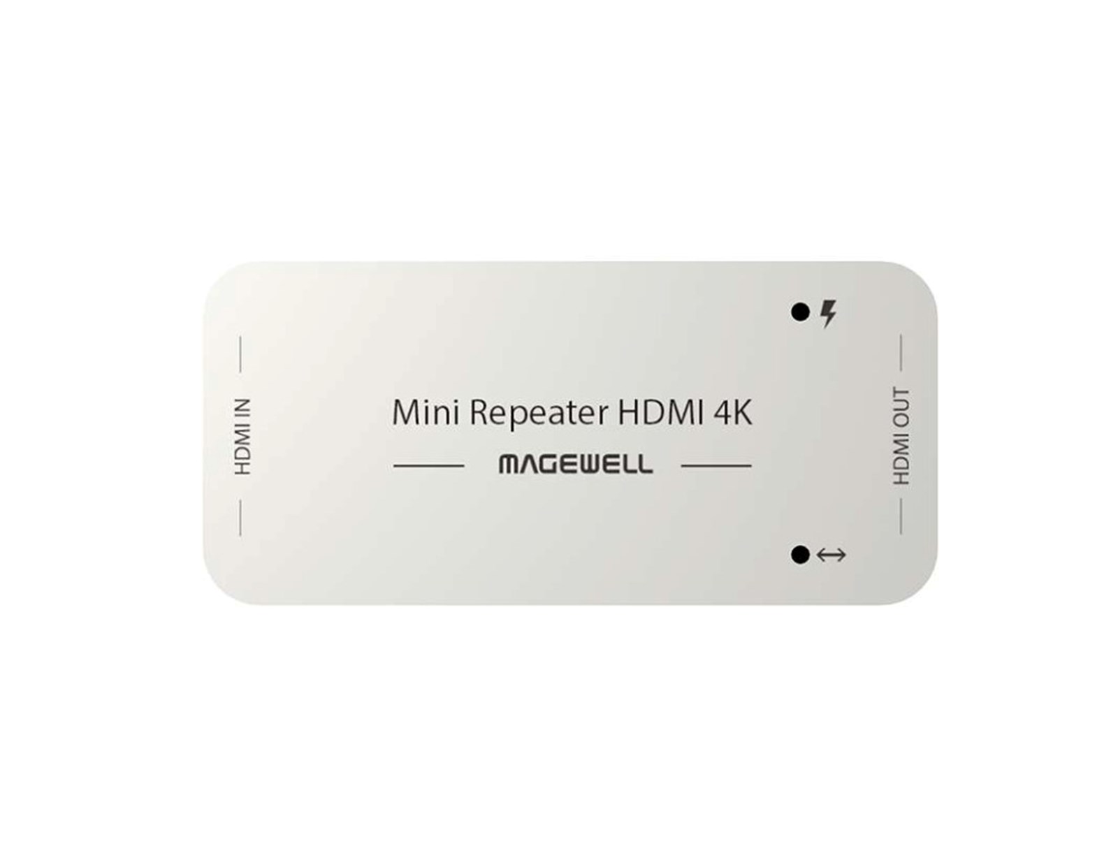 Magewell Mini Repeater HDMI 4K, The repeater receives and equalizes an HDMI signal and outputs it to another HDMI cable (43010)