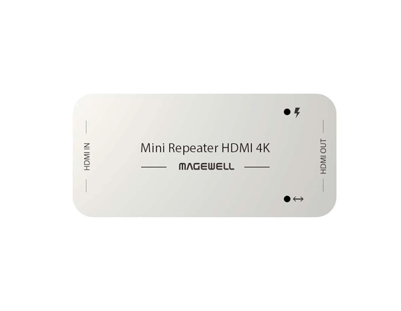 Magewell Mini Repeater HDMI 4K, The repeater receives and equalizes an HDMI signal and outputs it to another HDMI cable (43010)