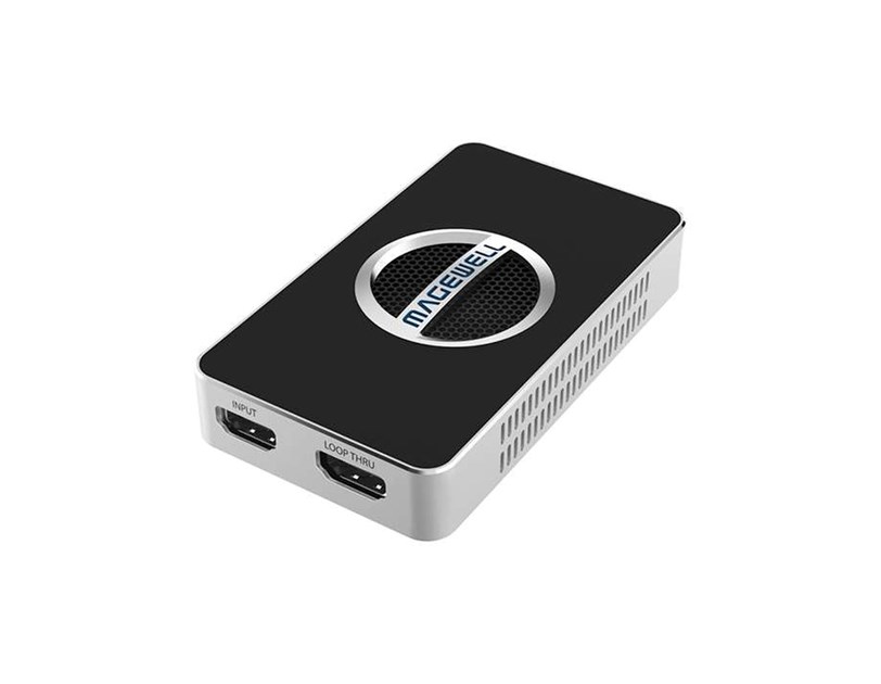 Magewell USB Capture HDMI 4K Plus, USB3.0 DONGLE, 1-channel 4K/30fps HDMI with loop-through out, plus extra audio mic in/out, Plug and Play, Windows/Linux/Mac (32090)