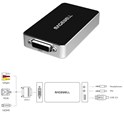 Magewell USB Capture DVI Plus, USB3.0 DONGLE, 1-channel DVI, DVI/VGA/YPbPr/CVBS with loop-through out, plus extra audio mic in/out, Plug and Play, Windows/Linux/Mac (32080)
