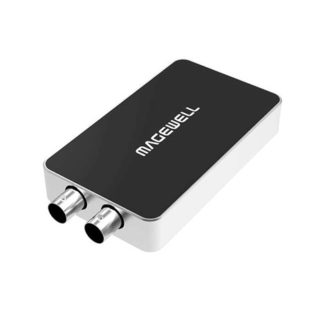 Magewell USB Capture SDI Plus, USB3.0 DONGLE, 1-channel HD/3G/2K SDI with loop-through out, plus extra audio line in/out, Plug and Play, Windows/Linux/Mac (32050)