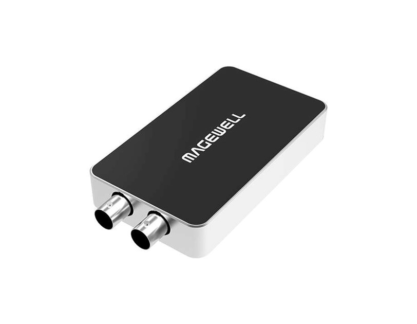 Magewell USB Capture SDI Plus, USB3.0 DONGLE, 1-channel HD/3G/2K SDI with loop-through out, plus extra audio line in/out, Plug and Play, Windows/Linux/Mac (32050)