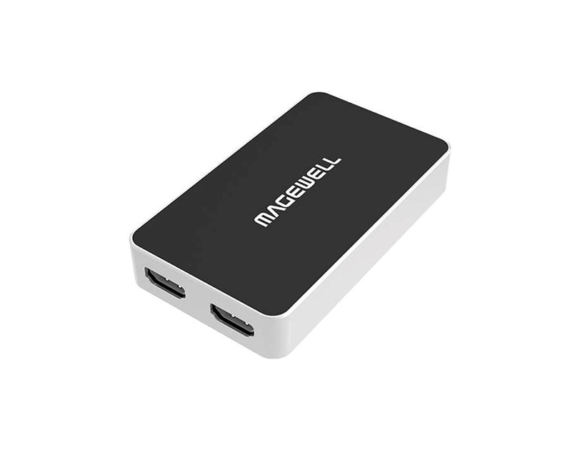 Magewell USB Capture HDMI Plus, USB3.0 DONGLE, 1-channel HDMI with loop-through out, plus extra audio mic in/out, Plug and Play, Windows/Linux/Mac (32040)