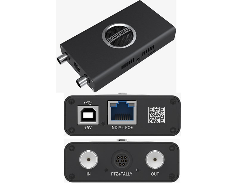 Magewell Pro Convert SDI 4K Plus, standalone box for converting one-channel 6G SDI into NDI stream, loop through (64030 (EU))