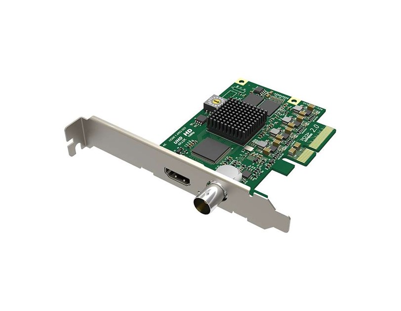 Magewell Pro capture AIO 4K, LP PCIe x4, 1-channel HDMI/SDI, Ultra HD 4Kp30 HDMI, 4Kp30 SDI, Windows/Linux/Mac (11170)