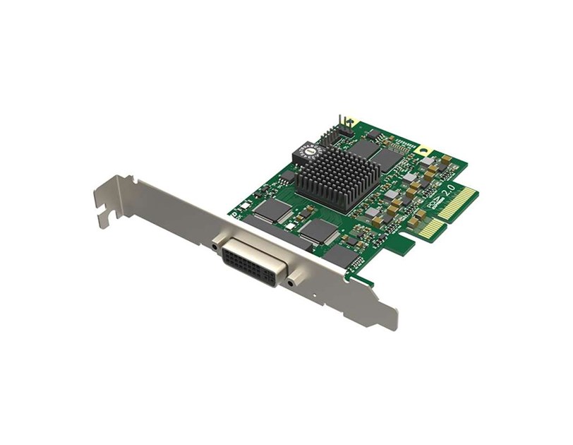 Magewell Pro capture DVI 4K, LP PCIe x4, 1-channel DVI/HDMI, Ultra HD 4Kp30 HDMI, 4Kp30 DVI, Windows/Linux/Mac (11160)