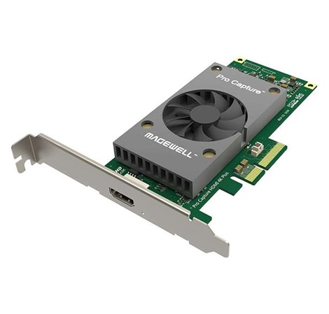 Magewell Pro capture HDMI 4K Plus, LP PCIe x4, 1-channel HDMI, Ultra HD 4Kp60, Windows/Linux/Mac (11150)