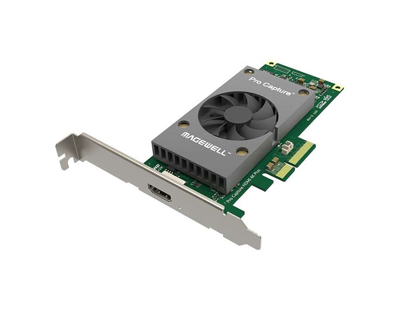 Magewell Pro capture HDMI 4K Plus, LP PCIe x4, 1-channel HDMI, Ultra HD 4Kp60, Windows/Linux/Mac (11150)
