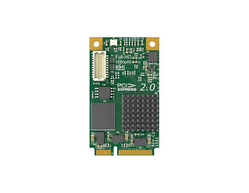 Magewell Pro capture mini HDMI, mini PCIe, 1-channel HDMI, 7mm heatsink, Windows/Linux/Mac (11110)