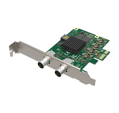Magewell Pro capture SDI, LP PCIe x1, 1-channel SD/HD/3G/2K SDI, Single channel bypass loop, Windows/Linux/Mac (11050)