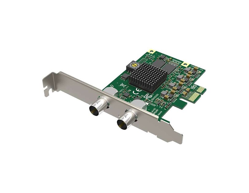 Magewell Pro capture SDI, LP PCIe x1, 1-channel SD/HD/3G/2K SDI, Single channel bypass loop, Windows/Linux/Mac (11050)