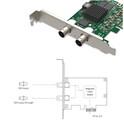Magewell Pro capture SDI, LP PCIe x1, 1-channel SD/HD/3G/2K SDI, Single channel bypass loop, Windows/Linux/Mac (11050)